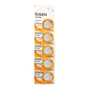 Lithium battery CR2025 EISEN Energy blister pack of 5 pieces