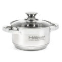 Кастрюля с крышкой Hölmer CR-12519-SS