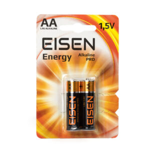 Батарейка AA (LR6) EISEN Alkaline Energy PRO, блистер 2 шт.