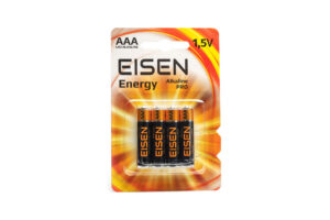 Батарейка лужна Eisen Energy Alkaline PRO LR03 (AАA), блістер 4шт.