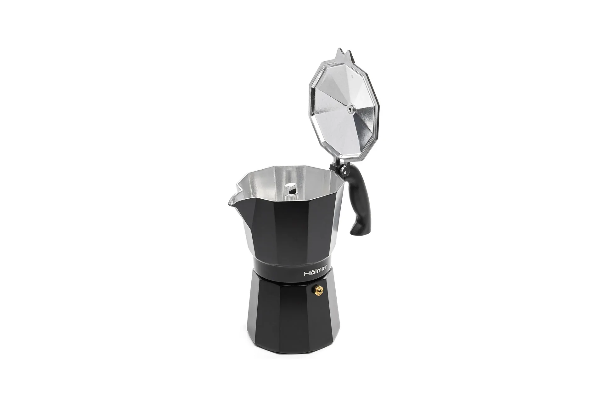 Гейзерна кавоварка Hölmer CF-0450-B 450 мл Black Moon