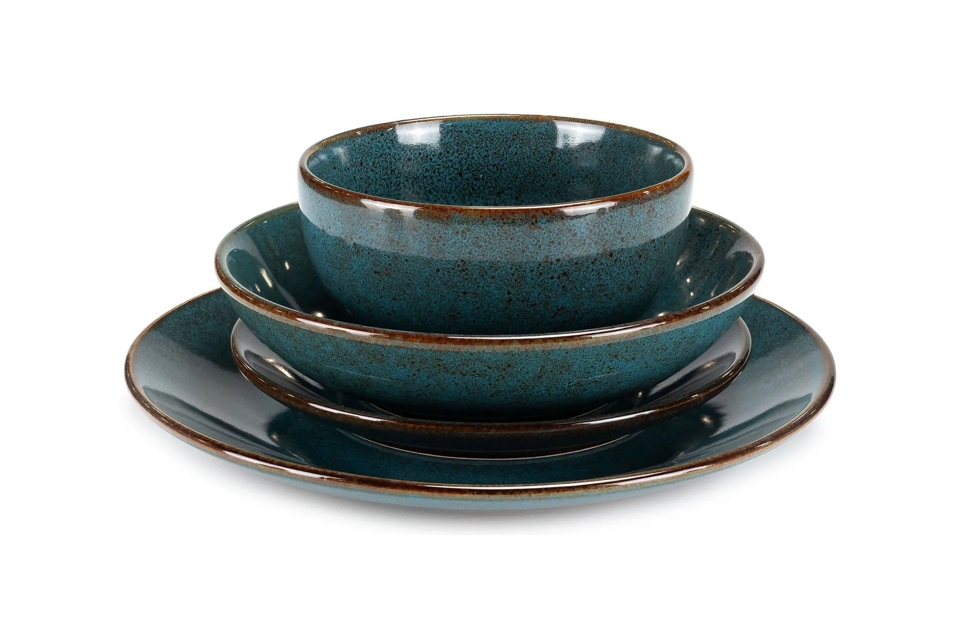 Тарілка глибока з кам`яної кераміки Hölmer SP-01205-BDGR