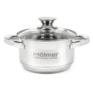 Кастрюля з кришкою Hölmer CR-12519-SS