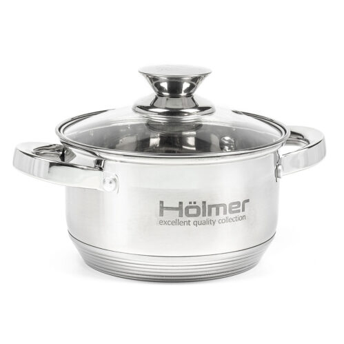 Кастрюля з кришкою Hölmer CR-12519-SS