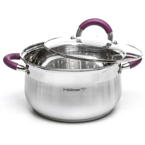 Кастрюля з кришкою Hölmer CR-14547-SSR Inspiration (4.7л)