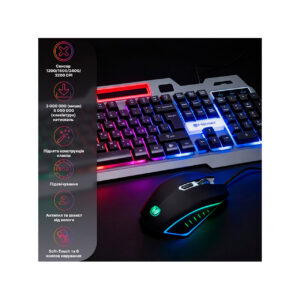 Ігровий комплект дротовий клавіатура та мишка Hölmer SG-01