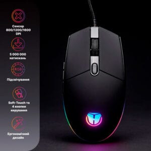 Миша ігрова дротова Hölmer M-02GS 11