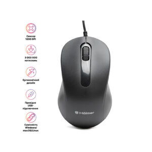 Миша офісна дротова Hölmer M-01OF