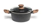 Каструля кована з кришкою Hölmer CR-1325-FAMWL Natural