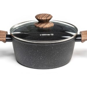 Каструля кована з кришкою Hölmer CR-1325-FAMWL Natural