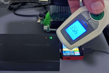 Температура Hölmer NRG-01 Rabbit під час заряджання та розряджання у межах 42…45 °C