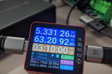 Hölmer NRG-01 Rabbit - Розряд через Type-C: режим 12 В, 1,67 А, Видана енергія: 63,20 Вт·год